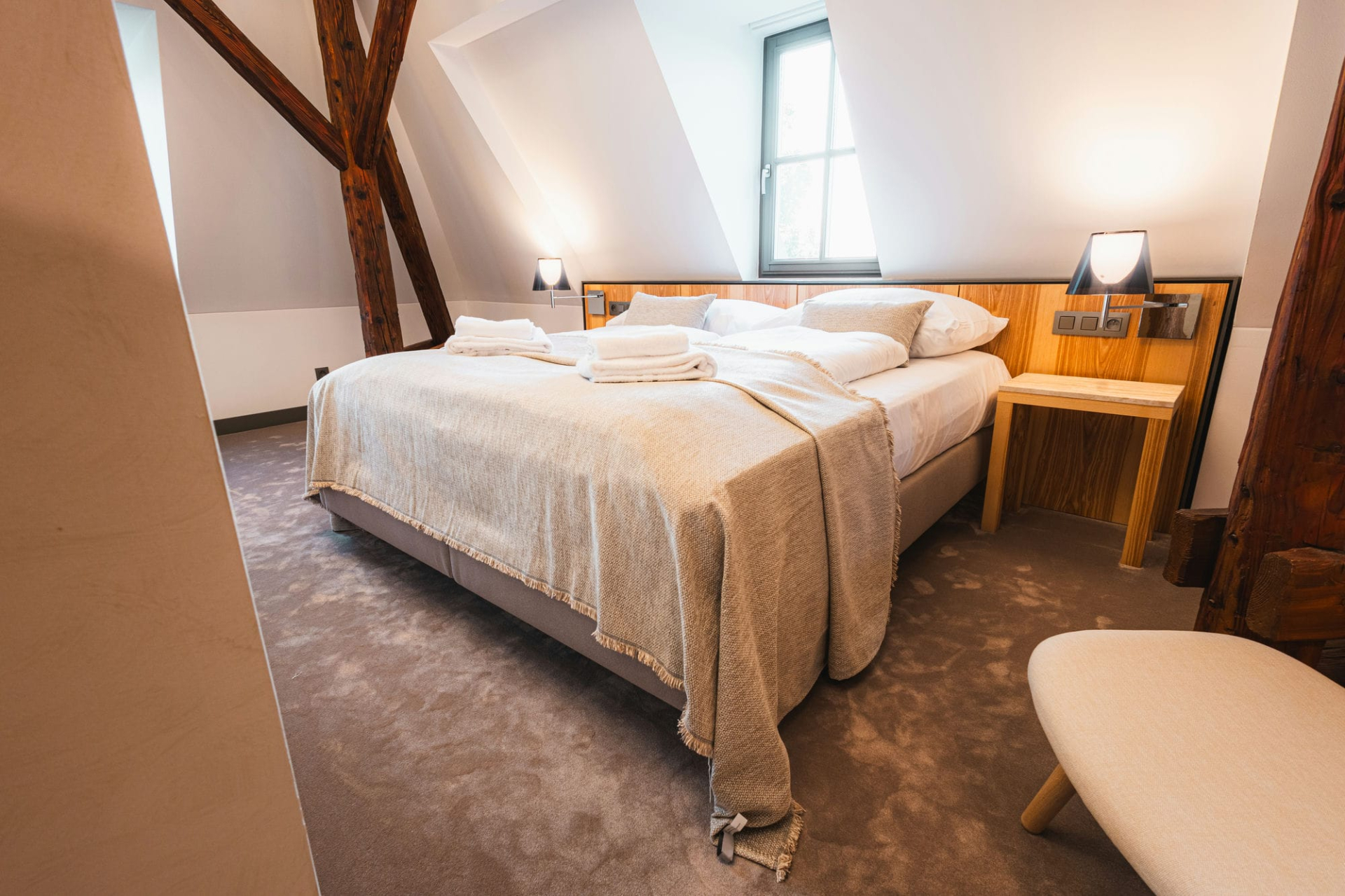 Comfort Suite — spálňa v hoteli Albrecht